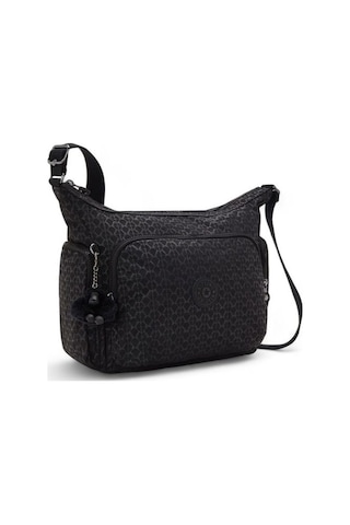Kipling Gabb Signature Emb Kadın Omuz Çantası Kı3945 Siyah