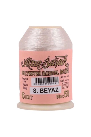 Altınbaşak Oya Ve Dantel İpi 20 Gr - Royaleks - No: Ş.beyaz