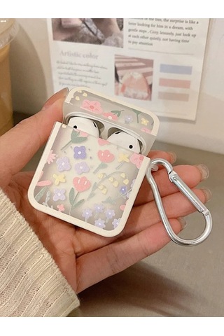 Cronax Airpods Uyumlu 2 İçin Silikon Kılıf Karabinalı 260867640 Pembe