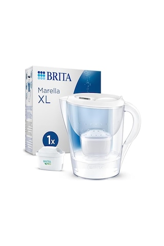 BRITA Marella XL 1x Maxtra Pro All-In-1 Filtreli Su Arıtma Sürahisi - Beyaz 3,5 lt