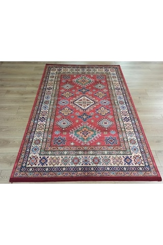 Çam Halı Gloria Td741 Multi Etnik Desen Dokuma Saçaklı Kilim