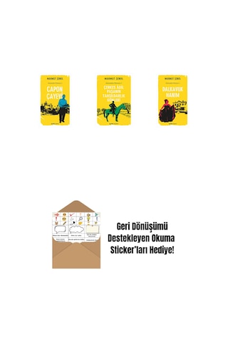 Capon Çay Evi + Çerkes Âdil Paşanın Tahsildarlık Günleri + Dalkavuk Hanım + Okuma Sticker'ları