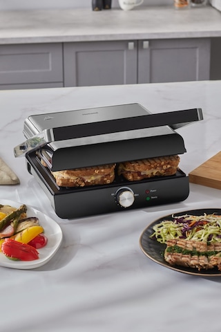 Homend Grilliant 1349H Döküm Plakalı Tost Ve Izgara Makinesi 2000 W