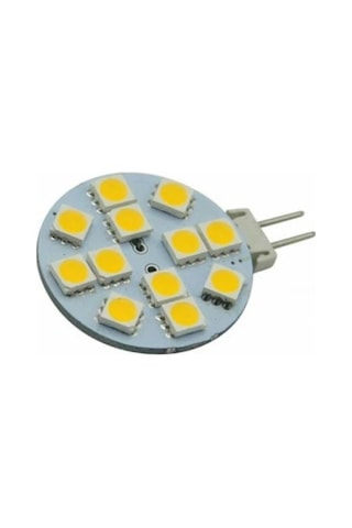 G4 Led Ampul 12 Volt Yuvarlak Iğne Bacak Beyaz Yuvarlak Tekne Le Beyaz