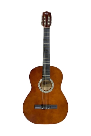 Klasik Gitar Tam Boy 4/4 Kahverengi Sap Ayarlı Üst Kalite