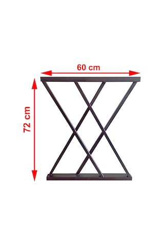 Bin1Fırsatt Metal Ayaklar Masa Ayağı Çalışma Yemek Mutfak Masası Ayağı