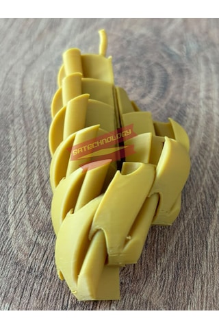 Stres Oyuncak Elma Twisty Fidget Hareketli Oyuncak Elma Sarı