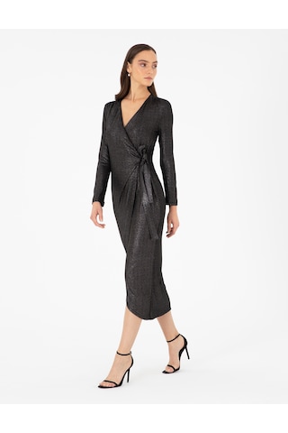 Pierre Cardin Kadın Siyah Elbise Örme 50296431-vr046 Siyah