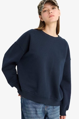 Defacto Lacivert Kadın Sweatshirt A4177ax/nv146 Lacivert