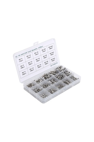 440 Adet M3-m5 Vida Somun Seti Kaiyi Standart