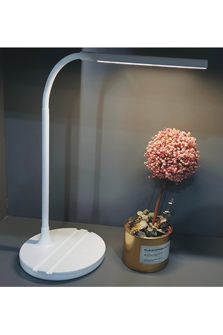 Şarj Edilebilir Göz Korumalı Masa Lambası Kablosuz Mobil Masa Yurt Çalışmaları Uzun Ömürlü Şarjlı Tak-çalış Çift