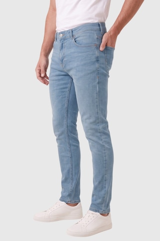 Rizzup Erkek Slim Fit Dar Kesim Likralı Mavi Kot Pantolon Dar Paça Pamuklu Esnek Jean 2608304
