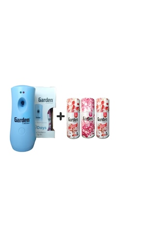 Garden Oda Kokusu Freshmatik, Otomatik Sprey Makine +bubble Gum Parfüm Esansı Yedek Sprey 260 Ml Air Freshener + Otomatik Sprey Yedeği Oda Spreyi Bubble Gum Parfüm Esansı 260 Ml X 3 Adet Aromatik Esansiyel