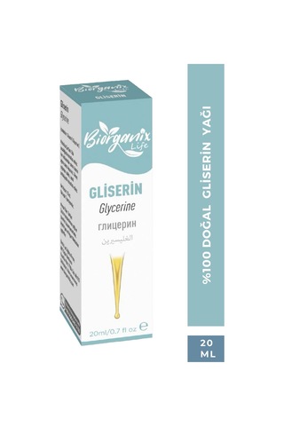Gliserin 20 Ml Bitkisel Gliserin