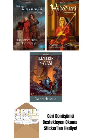 Silah Kardeşliği Raistlin Tarihçeleri 2. Kitap + Ruhdöveni Raistlin Tarihçeleri 1. Kitap + İkizlerin Savaşı Efsaneler Serisi 2. Kitap