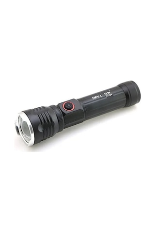 Cob Led 3000 Lümen El Feneri Siyah