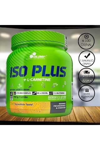 Olimp Iso Plus Isotonic + L-Carnitine Drink 700 Gr + Hediye-Limon Olimp Iso Plus Isotonic + L-Carnitine Drink 700 Gr + Hediye-Limon