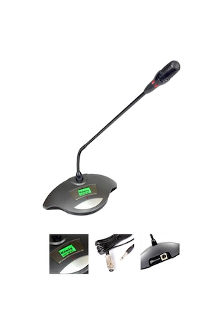 König K-8 M Kablolu Kürsü Masa Mikrofon