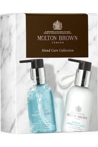 Molton Brown Coastal Cypress & Sea Fennel El Bakım Koleksiyonu, Seyahat Boyu Set
