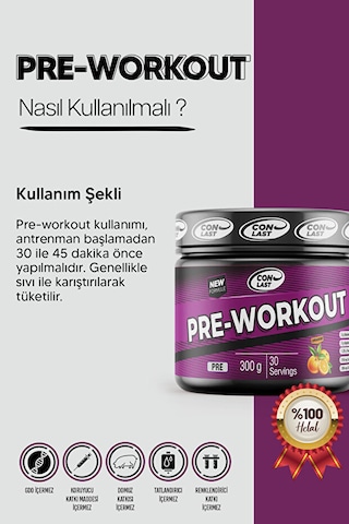 Creatine Monohydrate 300 Gr / Pre-workout 300 Gr Aromasız