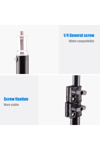 Ranyeek 1600mm Yüksekliğinde Çift Fonksiyonlu Akıllı Telefon Ve Kamera Tripodu - 360 Döner Kafa, Anti-kayma Telefon Tutucu Ve Taşıma Çantası Dahil