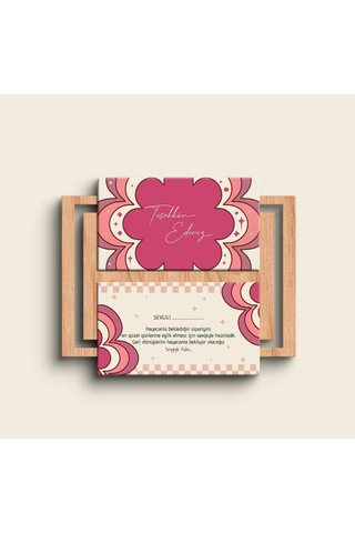 Çift Yön Kargo Paketleme Teşekkür Kartı Thank You Cart Pytktskk32