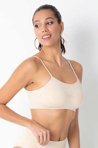 Doremi İnce Askılı Toparlayıcı Kaplı Sütyen Ten-l-xl Ten