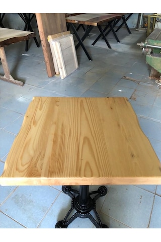 Bintaşmobilya Naturel Kütük Cafe Masası