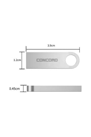 Concord CU4 Ultra 4 GB USB 2.0 Metal Flash Bellek