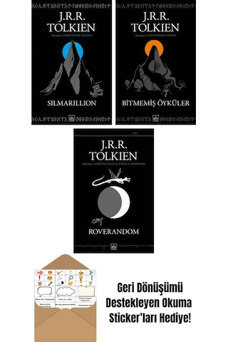 Silmarillion + Bitmemiş Öyküler + Roverandom Siyah Kapak