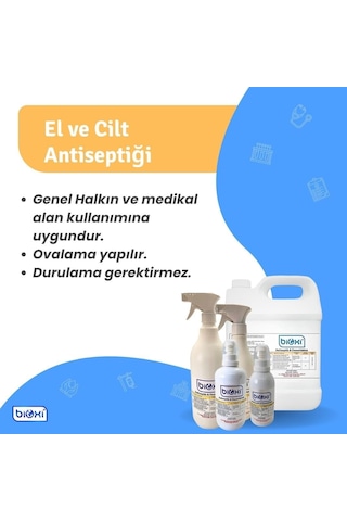 Bioxi Antiseptik &amp Dezenfektan 1 Lt El-cilt Ve Yara Bakım / Hipokloröz Asit Hocl Bazlı