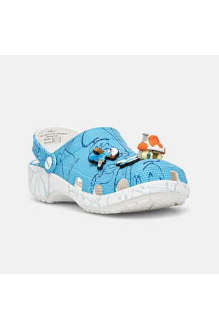 Crocs Smurfs Classic Clog Kadın Terlik C-cro210820g0190h Mavi