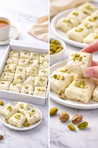 Çikolata Kaplı Beyaz Bohça Lokum 500gr