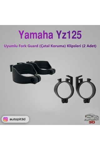 Yamaha Yz125 Uyumlu Fork Guard Çatal Koruma Klipsleri 2 Adet