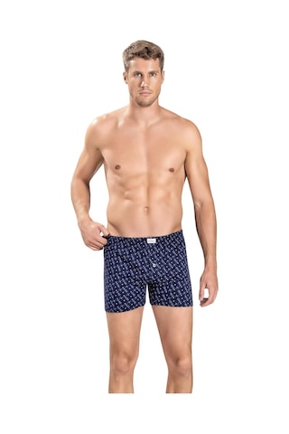 Jiber Erkek Baskılı Karışık Renk Boxer 130 - 12 Adet Çok Renkli