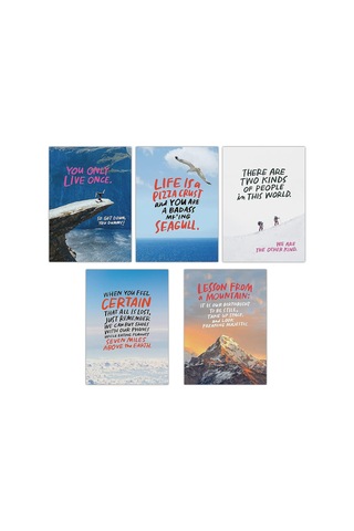 Em & Friends It's Gonna Be Okay Motivasyon Kartları, 20 Karışık Kartpostal, Tüm Durumlar İçin Boş Kartpostallar