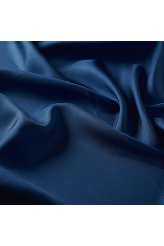 İpek Evi Düz Twill Ipek Eşarp Okyanus Mavisi