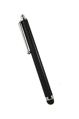 Slim Dokunmatik Uçlu Tablet-Telefon-Akıllı Tahta Kalemi Siyah