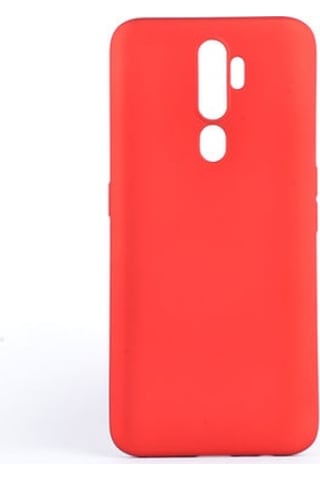 Oppo A9 2020 Kılıf Esnek Yapılı İnce Slim Silikon Kapak Ryc/premier Kirmizi