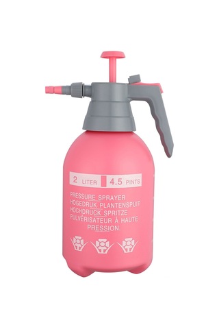 Mufunye 1.5l Pembe El Basma Plastik Sulağı - Bahçe Bitkileri Sulama Ve Alkolle Dezenfeksiyon Sprey Cihazı