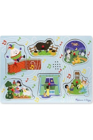 Melissa And Doug Ahşap Sesli Yapboz Ingilizce Çocuk Şarkıları 2