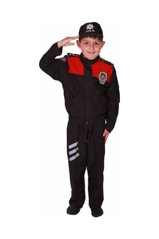 Erkek Çocuk Polis Yunus Kostümü