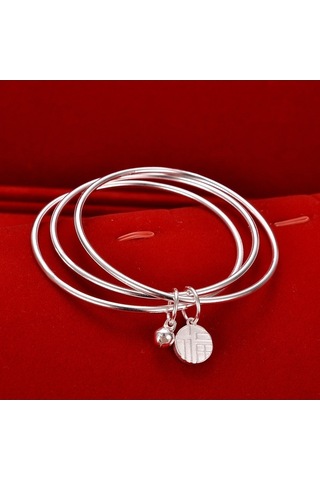 Dancemonkey Sansheng Iıı Altın Üç Halkalı Bilezik Altın