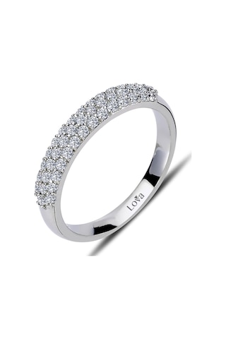 Lova 0,45 Karat Pırlanta Yarımtur Yüzük - 1060103
