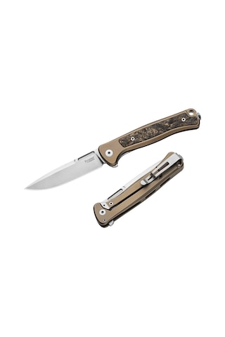 Lionsteel Emmet Em01 Br Stonewashed Magnacut Bronze Titanium Gold Carbon Fiber Kamp Çakı Bronz