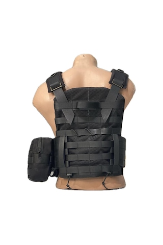 Sungu Askeri Shop Unisex Siyah Hücum Yeleği Siyah