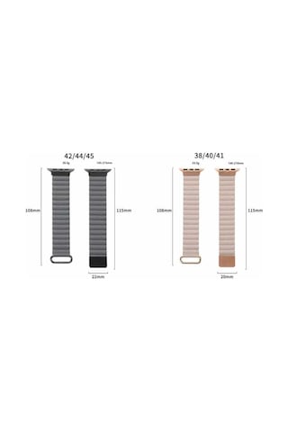 Watch 38mm Uyumlu Krd-78 Pu Deri Kordon Strap Kayış Cppl- Koyu Yeşil