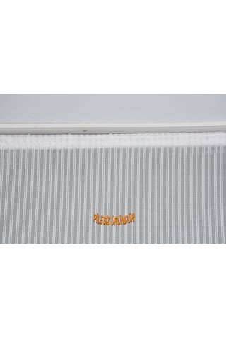 Makarna Kdk Model Krem Renk Pilesiz Tek Kanat Fon Perde 300 260 Cm