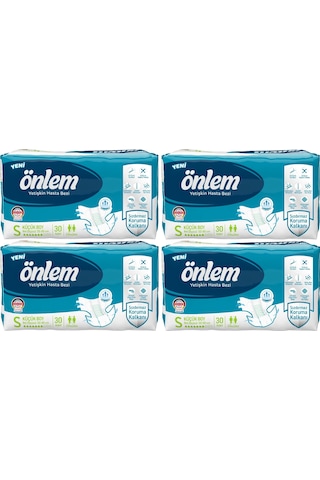 Önlem Hasta Bezi Bel Bantlı Tekstil Yüzey Small Küçük 240 Adet