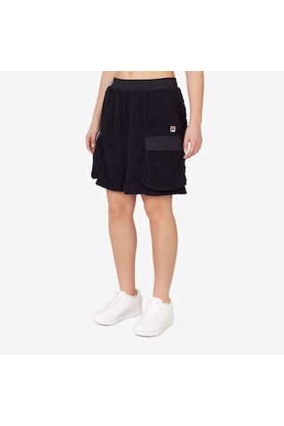Siyah Fila Erkek Kargo Şort Terry Lu411121 Siyah